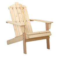 Adirondack Outdoor Chair, Natural