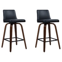 Bar Stool Swivel Upholsterd 2 pce