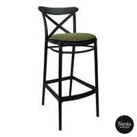 Cross Barstool 65 with Seat Pad