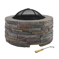 OA Fire Pit Table Round 70cm