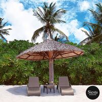 Fiji Sunlounger + Tequila Side Table 3 pce