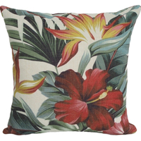 Hibiscus Red Cushion