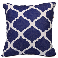 Moroccan Navy Cushion